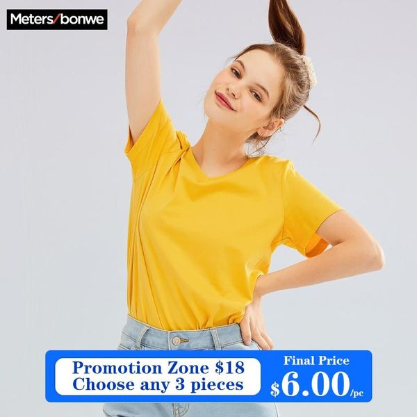 metersbonwe 2020 summer new cotton t-shirt multicolor candy colors short sleeve & tees fashion casual t-shirt 633329, White
metersbonwe 2020 summer new cotton t-shirt multicolor candy colors short sleeve & tees fashion casual t-shirt 633329, White