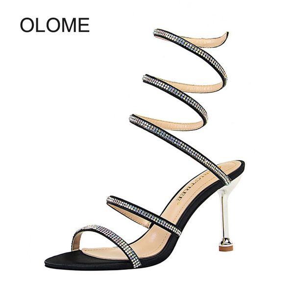 2020 summer new shoes women high-heeled sandals with crystals ladies rhinestones chaussures party footware zapatos de mujer, Black
2020 summer new shoes women high-heeled sandals with crystals ladies rhinestones chaussures party footware zapatos de mujer, Black