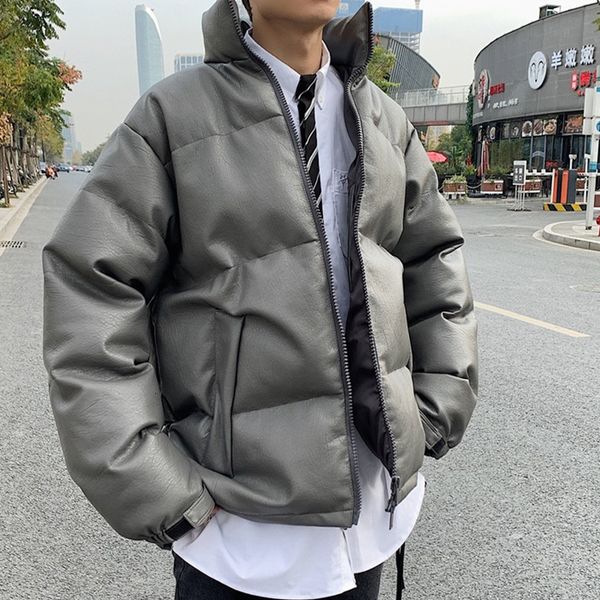 new autumn/winter 2020 slimming light surface casual leather coat loose zipper fashion personality youth men's wear, Black
new autumn/winter 2020 slimming light surface casual leather coat loose zipper fashion personality youth men's wear, Black