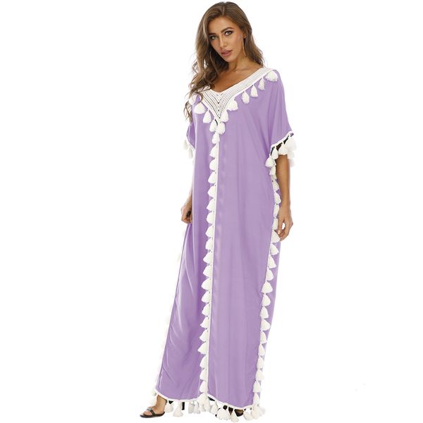 women's swimwear 2021 summer women beachwear bikini cover-ups beach kaftan v-neck tassel maxi dress swimsuit cover up robe de plage a33, White;black
women's swimwear 2021 summer women beachwear bikini cover-ups beach kaftan v-neck tassel maxi dress swimsuit cover up robe de plage a33, White;black