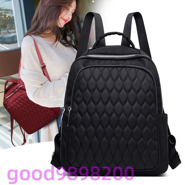 sewing thread women backpack diamond lattice oxford school book bag for teenage girl casual female backbag black lady traval bag
sewing thread women backpack diamond lattice oxford school book bag for teenage girl casual female backbag black lady traval bag