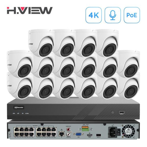 h.view 16ch 8mp ultra hd video surveillance kit 4k cctv camera security system h.265 dome audio record poe ip camera nvr set
h.view 16ch 8mp ultra hd video surveillance kit 4k cctv camera security system h.265 dome audio record poe ip camera nvr set