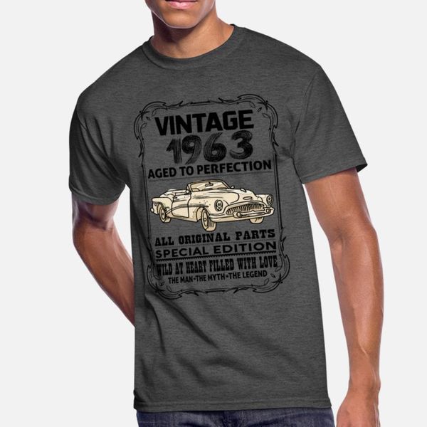 vintage 1963 aged to perfection t shirt men customize short sleeve s-3xl solid color fitness breathable spring leisure shirt
vintage 1963 aged to perfection t shirt men customize short sleeve s-3xl solid color fitness breathable spring leisure shirt