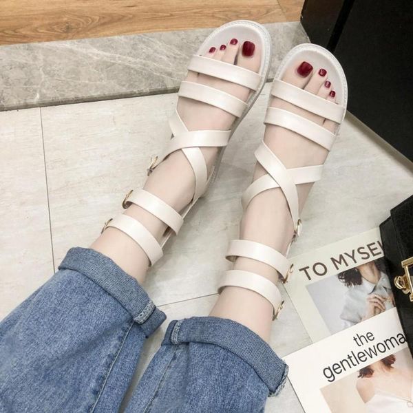 summer 2020 new high-roman sandals female fairy wind open-toe hollow flat sandals z845, Black
summer 2020 new high-roman sandals female fairy wind open-toe hollow flat sandals z845, Black