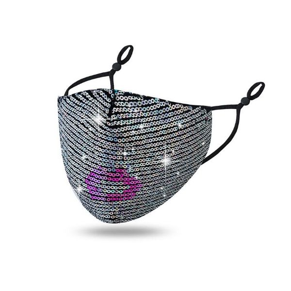 fashion face mask bling bling sequins face masks breathable dustproof five-pointed star lips mask reusable protective masks yya368
fashion face mask bling bling sequins face masks breathable dustproof five-pointed star lips mask reusable protective masks yya368