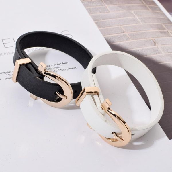punk wide leather buckle bracelet & bangles for men women wide cuff black white color adjustable bracelets party jewelry, Golden;silver
punk wide leather buckle bracelet & bangles for men women wide cuff black white color adjustable bracelets party jewelry, Golden;silver