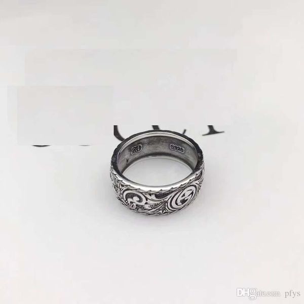 925 sterling silverjapanese-korean fashion brand ring silver lovers men british-style vintage old ring ring
925 sterling silverjapanese-korean fashion brand ring silver lovers men british-style vintage old ring ring
