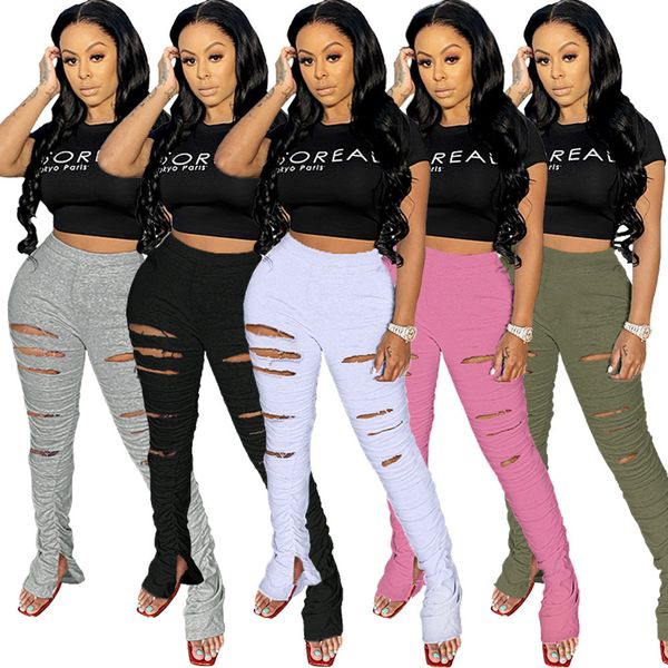 womens hole ripped trousers solid color pleated split flared pants designer leggings sweatpants casual jogging plus size clothing, Black;white
womens hole ripped trousers solid color pleated split flared pants designer leggings sweatpants casual jogging plus size clothing, Black;white