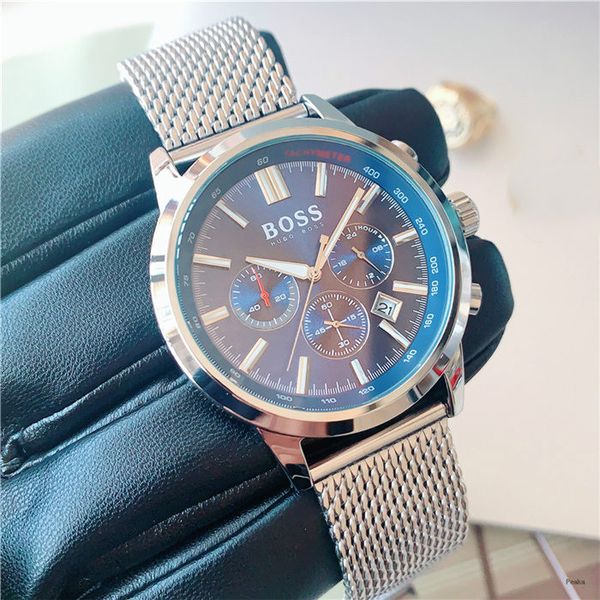 full-featured six-hand multi-dial quartz men watch mesh steel strap mens classic watch fashion simple business watch full dial work, Slivery;brown
full-featured six-hand multi-dial quartz men watch mesh steel strap mens classic watch fashion simple business watch full dial work, Slivery;brown