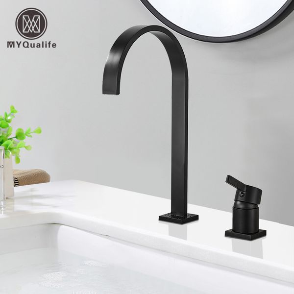 luxurious matte black bathroom basin faucet brass deck mounted brushed gold mixer taps short and cold mixer tap
luxurious matte black bathroom basin faucet brass deck mounted brushed gold mixer taps short and cold mixer tap