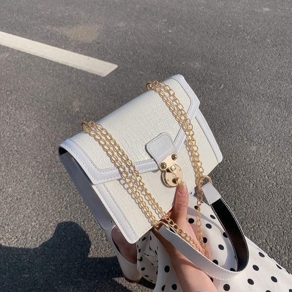 small bag handbag 2020 trendy all-match fashion crocodile pattern lock one shoulder messenger bag chain small square
small bag handbag 2020 trendy all-match fashion crocodile pattern lock one shoulder messenger bag chain small square