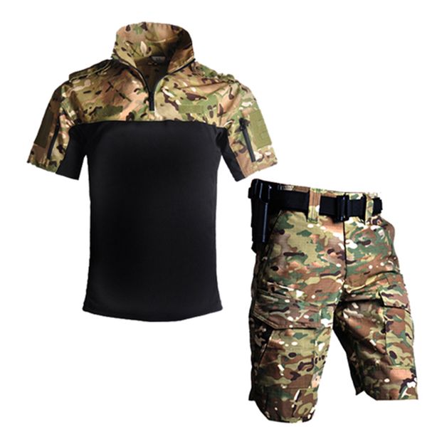 tactical us army camouflage combat uniform men paintball suit summer outdoor shirt + pants multicam short set, Gray;blue
tactical us army camouflage combat uniform men paintball suit summer outdoor shirt + pants multicam short set, Gray;blue