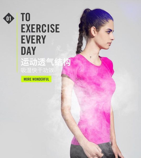 professional compression women sport t-shirts quick dry fitness yoga tee shirt gym running shirt good quality, Black;blue
professional compression women sport t-shirts quick dry fitness yoga tee shirt gym running shirt good quality, Black;blue