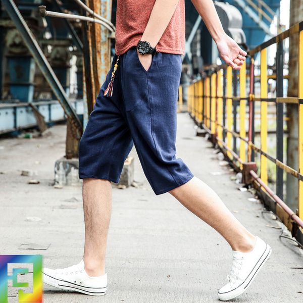 men's pants 7 minutes of haroun fcj summer wear the japanese loose baggy big yards cotton linen slacks, Black
men's pants 7 minutes of haroun fcj summer wear the japanese loose baggy big yards cotton linen slacks, Black