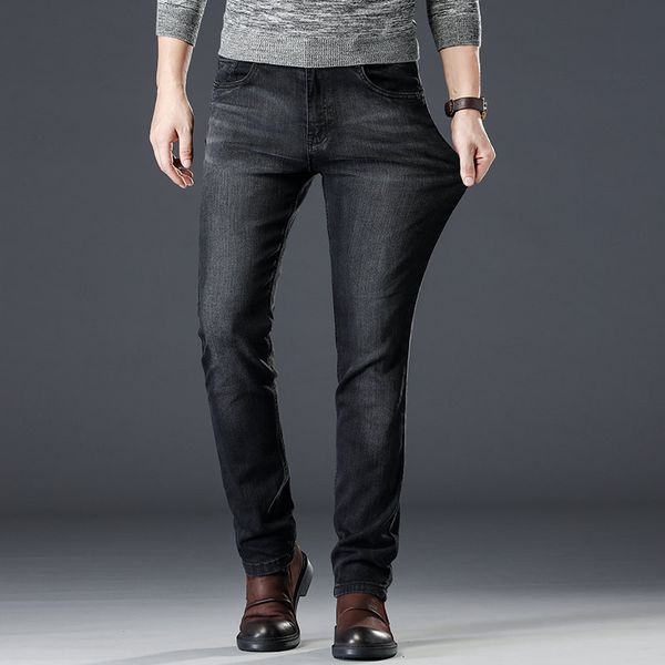 new 2020 autumn men's vintage black stretch jeans business casual regular fit denim pants male brand trousers,206-1, Blue
new 2020 autumn men's vintage black stretch jeans business casual regular fit denim pants male brand trousers,206-1, Blue