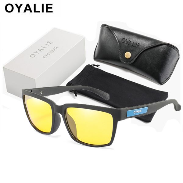 oyalie polarized men sunglasses night vision retro square sun glasses accessories driving goggles with gift box, White;black
oyalie polarized men sunglasses night vision retro square sun glasses accessories driving goggles with gift box, White;black