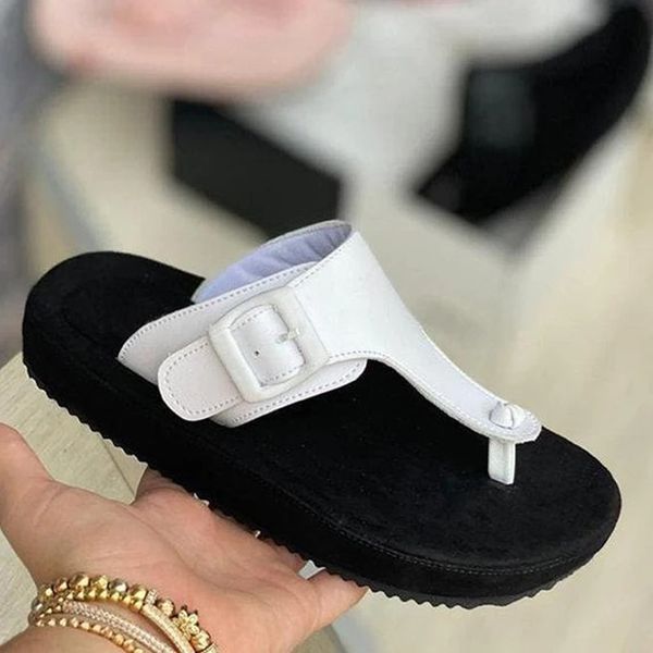 puimentiua 2020 slippers women summer flip flops solid buckle women flats shoes comfort outdoor casual plus size ladies slippers, Black
puimentiua 2020 slippers women summer flip flops solid buckle women flats shoes comfort outdoor casual plus size ladies slippers, Black