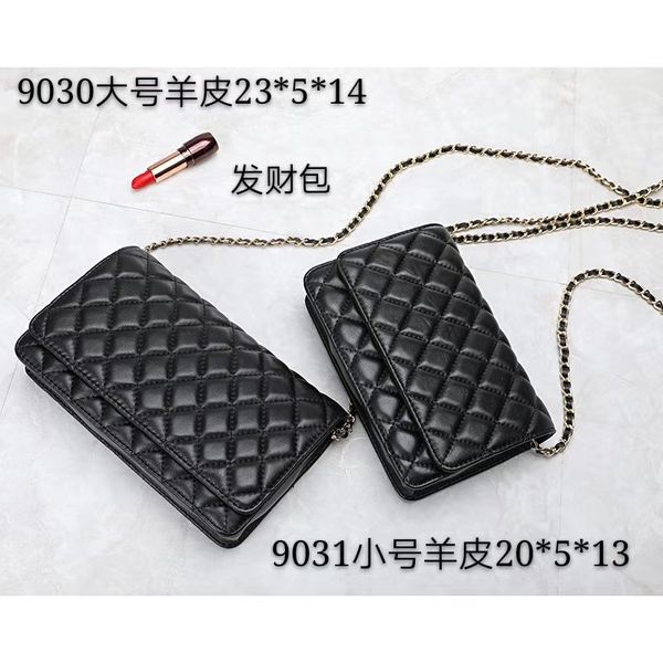 the new style fashion and beautiful genuine leather sheepskin women one shoulder bag crossbody bag chain