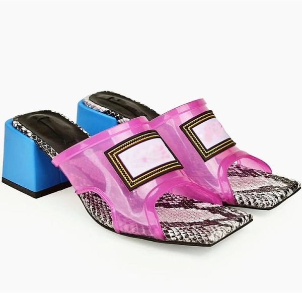 лето новые сандалии и тапочки змеиной jelly color matching каблука тапочки квадратная голова open toe сандалии моды личности, Black
лето новые сандалии и тапочки змеиной jelly color matching каблука тапочки квадратная голова open toe сандалии моды личности, Black