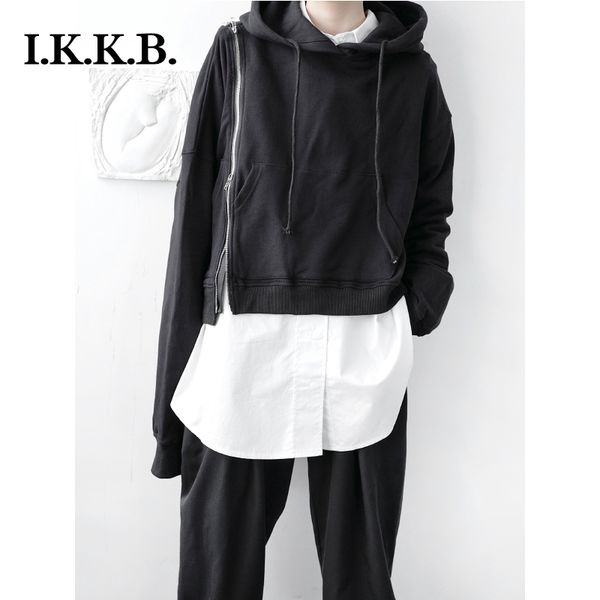 dark coat personalized men's and women's designers autumn and winter men's loose asymmetric zipper decoration hooded sweater, White;black
dark coat personalized men's and women's designers autumn and winter men's loose asymmetric zipper decoration hooded sweater, White;black