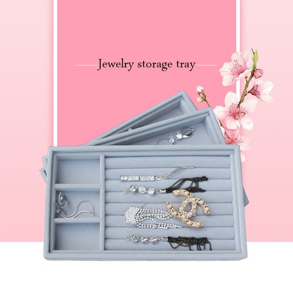 selling velvet jewelry display tray bracelet holder necklace ring earring box jade pendant stand jewelry storage organizer mx200810, Black
selling velvet jewelry display tray bracelet holder necklace ring earring box jade pendant stand jewelry storage organizer mx200810, Black