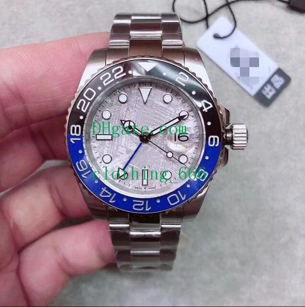 stainless steel ceramic bezel 40mm gmt 116710 126719 126710 116719 116718 116713 black white dial asian 2813 automatic mens watches, Slivery;brown
stainless steel ceramic bezel 40mm gmt 116710 126719 126710 116719 116718 116713 black white dial asian 2813 automatic mens watches, Slivery;brown