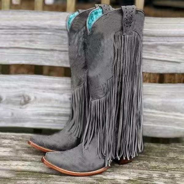 flat vintage boots retro women boots winter square heel fringe mid calf fashion pu warm long lace up, Black
flat vintage boots retro women boots winter square heel fringe mid calf fashion pu warm long lace up, Black