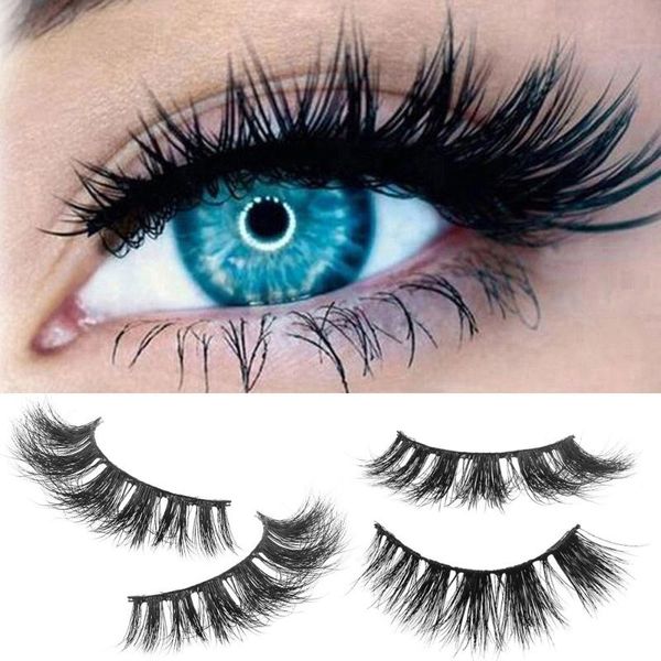 false eyelashes 1 pair 3d natural thick fake eye lashes makeup extension faux mink fluffy strip l58
false eyelashes 1 pair 3d natural thick fake eye lashes makeup extension faux mink fluffy strip l58
