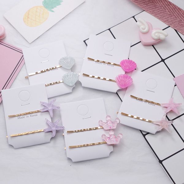 hair accessories 2pcs girls clips cute shell starfish crown pin headwear korean barrettes children hairpin princess accessorie, Slivery;white
hair accessories 2pcs girls clips cute shell starfish crown pin headwear korean barrettes children hairpin princess accessorie, Slivery;white