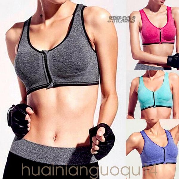 2020 conservative zipper sports bra women shockproof running female vest seamless yoga fitness u-neck binding stretch bras, White;black
2020 conservative zipper sports bra women shockproof running female vest seamless yoga fitness u-neck binding stretch bras, White;black