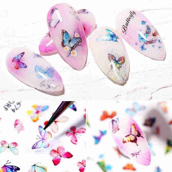 stickers & decals 1 sheet holographic butterfly designs sticker nail decal diy slider for manicure art watermark decoration, Black
stickers & decals 1 sheet holographic butterfly designs sticker nail decal diy slider for manicure art watermark decoration, Black