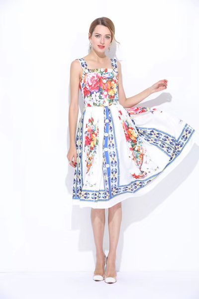 fashion printing dresses cotton polyester blending women's summer dress suspender sleeveless buttons deco lady's casual wear, Black;gray
fashion printing dresses cotton polyester blending women's summer dress suspender sleeveless buttons deco lady's casual wear, Black;gray
