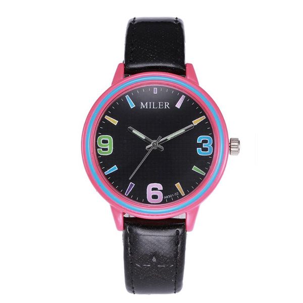 new miler a8301-02 watch men women casual candy color wristwatch fashion wrist leather quartz colorful number watch, Slivery;brown
new miler a8301-02 watch men women casual candy color wristwatch fashion wrist leather quartz colorful number watch, Slivery;brown