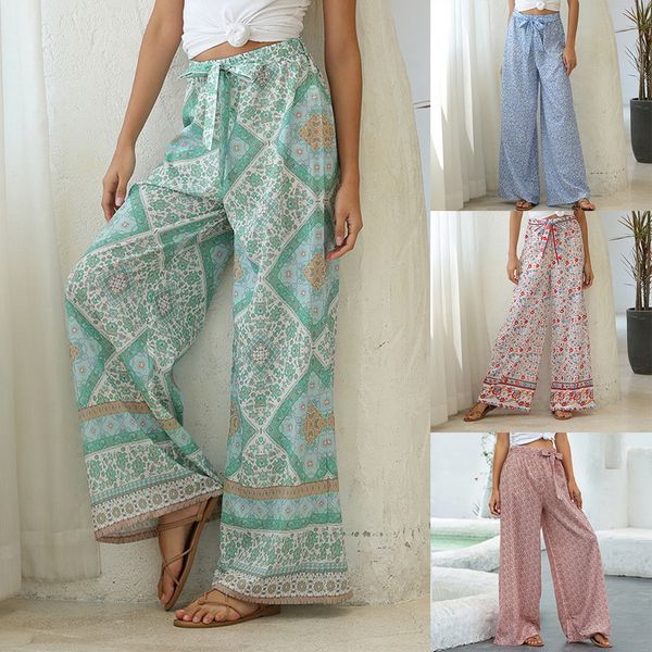 women's pants & capris 2021 fashion women bohemian floral print long mid waist vintage elastic boho beach trousers plus size, Black;white
women's pants & capris 2021 fashion women bohemian floral print long mid waist vintage elastic boho beach trousers plus size, Black;white