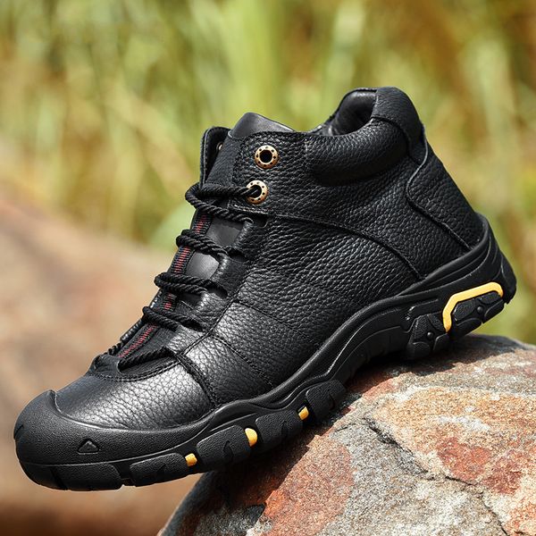 winter men's boots outdoor genuine leather high sneakers men mountain trekking camping tactical tooling shoes
winter men's boots outdoor genuine leather high sneakers men mountain trekking camping tactical tooling shoes