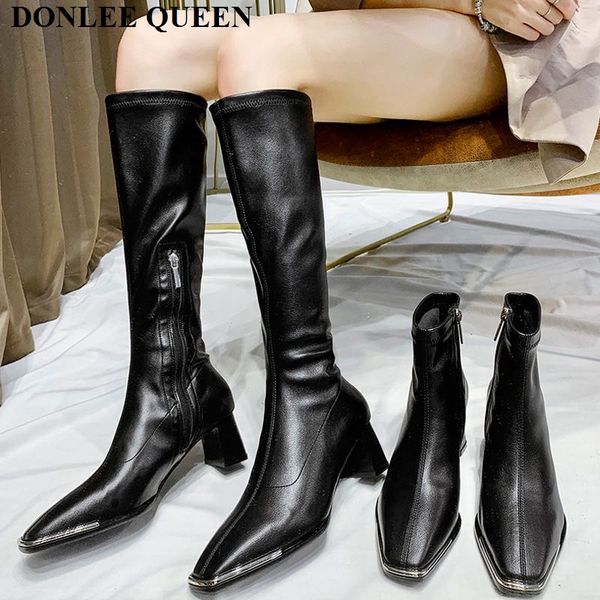 vintage black square toe boots women spring autumn brand ankle boots thick heels female winter shoes zapatillas mujer size 35-40
vintage black square toe boots women spring autumn brand ankle boots thick heels female winter shoes zapatillas mujer size 35-40