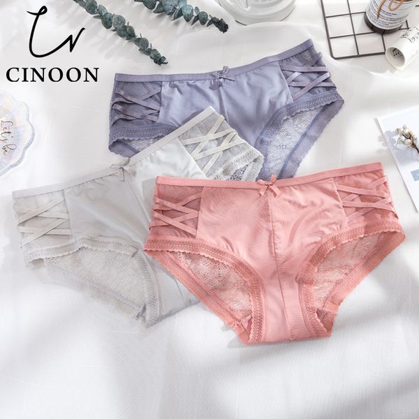 cinoon intimates breathable women's panties lingerie lace cross bandage comfortable female underwear for drop shipping, Black;pink
cinoon intimates breathable women's panties lingerie lace cross bandage comfortable female underwear for drop shipping, Black;pink