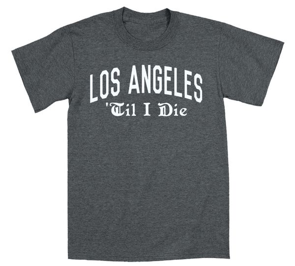 unny novelty hip hop rock t-shirts men los angeles til i die la party trend novelty hollywood fashion mens t-shirtslim t-shirts
unny novelty hip hop rock t-shirts men los angeles til i die la party trend novelty hollywood fashion mens t-shirtslim t-shirts