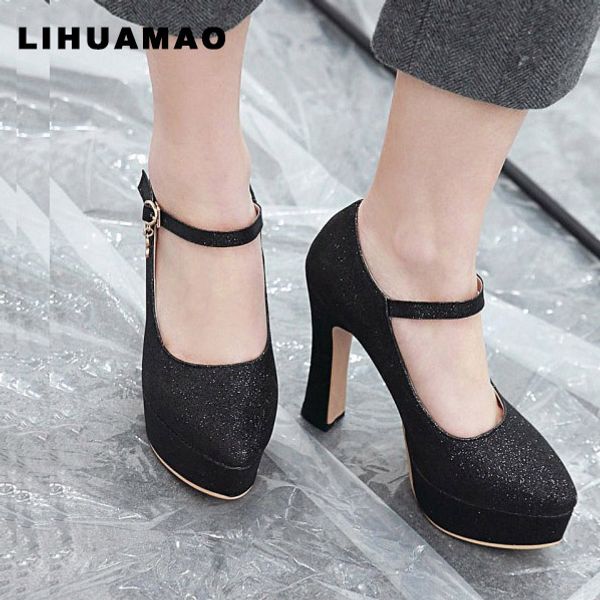 lihuamao sequined mary jane shoes for women high heel round toe ankle strap ladies pumps work party wedding shoes, Black
lihuamao sequined mary jane shoes for women high heel round toe ankle strap ladies pumps work party wedding shoes, Black