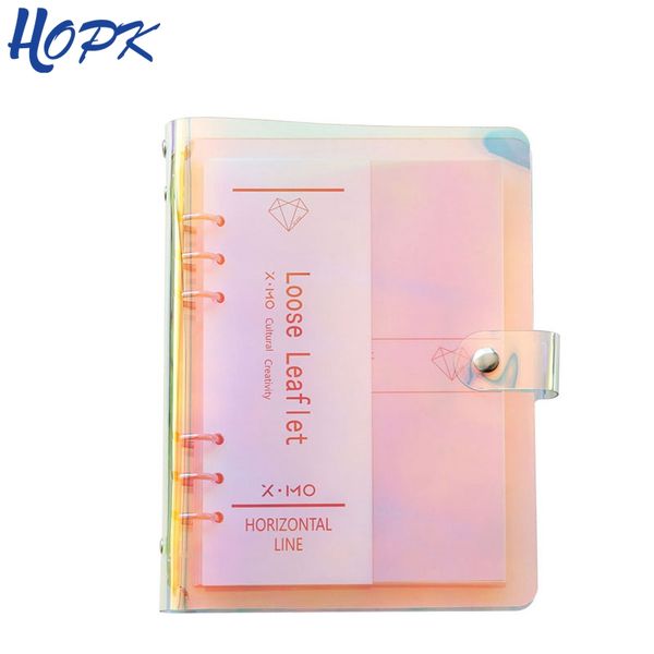 colorful laser notebook cover a5 a6 pvc binder loose leaf note book diary journ planner agenda 2020 2020 school supplies, Purple;pink
colorful laser notebook cover a5 a6 pvc binder loose leaf note book diary journ planner agenda 2020 2020 school supplies, Purple;pink