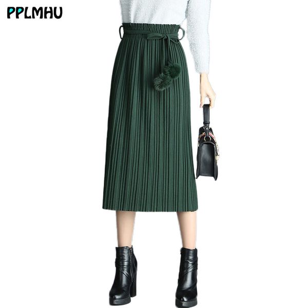vintage pleated a-line skirt women oversize knitted high waist elastic long skirt autumn winter new arrival korean ladies, Black
vintage pleated a-line skirt women oversize knitted high waist elastic long skirt autumn winter new arrival korean ladies, Black