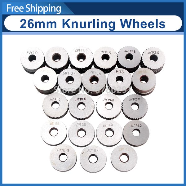 26mm knurling wheels for the 12mm clamp type knurling tool reticulated wheel&straight wheel 0.3~2.0mm
26mm knurling wheels for the 12mm clamp type knurling tool reticulated wheel&straight wheel 0.3~2.0mm