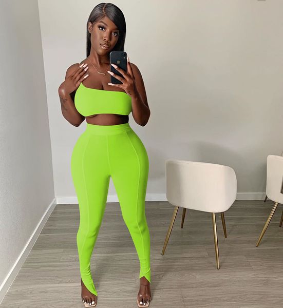 casual 2 piece set women tube crop solid color and skinny long pants lady casual fashion outfit, White
casual 2 piece set women tube crop solid color and skinny long pants lady casual fashion outfit, White