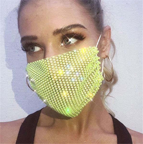 new designer masks chic bling rhinestone face masks for women female mesh shining diamond rainbow color earloop jewelry mask
new designer masks chic bling rhinestone face masks for women female mesh shining diamond rainbow color earloop jewelry mask