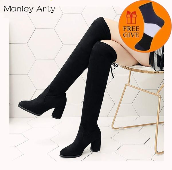 spring winter women boots over the knee heels shoes casual thigh woman shoes elastic fabric women boots zapatos de mujer, Black
spring winter women boots over the knee heels shoes casual thigh woman shoes elastic fabric women boots zapatos de mujer, Black