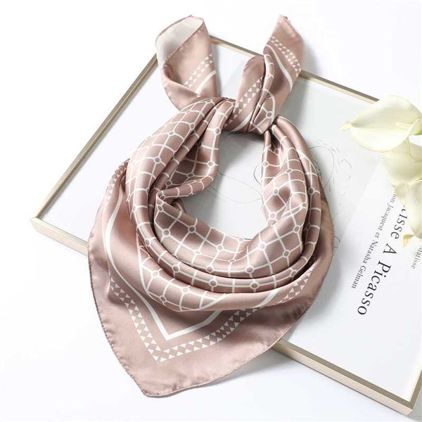 2020 women silk square neck hair scarves foulard shawls head wraps summer lady neckerchief hand band scarves, Blue;gray
2020 women silk square neck hair scarves foulard shawls head wraps summer lady neckerchief hand band scarves, Blue;gray