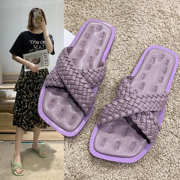 2020 brand style women slides outdoor pu leather weave slippers open toe flat casual shoes women sandal beach female flip flops, Black
2020 brand style women slides outdoor pu leather weave slippers open toe flat casual shoes women sandal beach female flip flops, Black