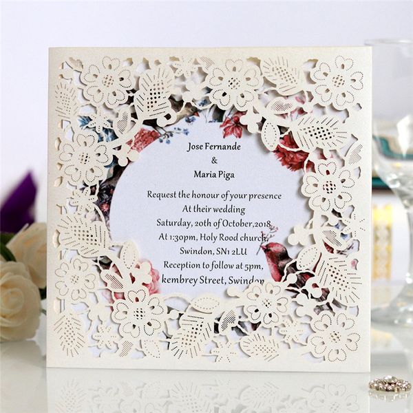 1pcs 3d laser cut wedding invitations white red laser flower cut invites cards shower party wedding bridal favors
1pcs 3d laser cut wedding invitations white red laser flower cut invites cards shower party wedding bridal favors