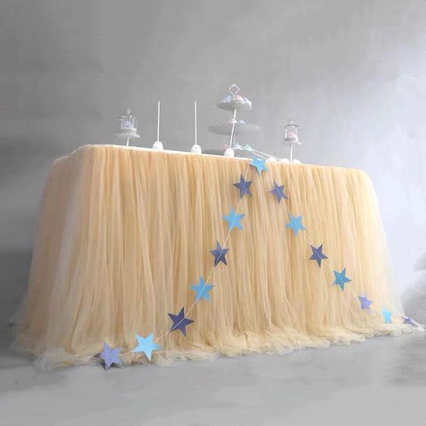 table skirt birthday party tutu tulle tableware cloth halloween christmas decoration soft home textile
table skirt birthday party tutu tulle tableware cloth halloween christmas decoration soft home textile