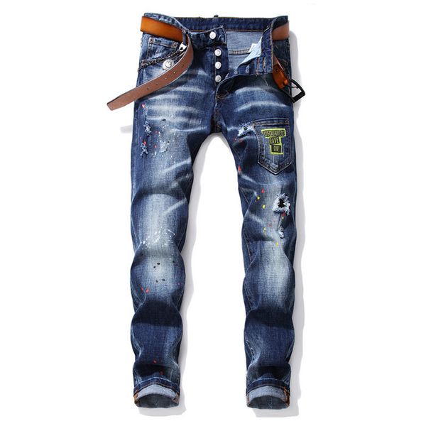 2020 fashion men's jeans clothing color gradient straight jeans pants long slim zipper motorcycle jeans denim stretch trousers distress, Blue
2020 fashion men's jeans clothing color gradient straight jeans pants long slim zipper motorcycle jeans denim stretch trousers distress, Blue